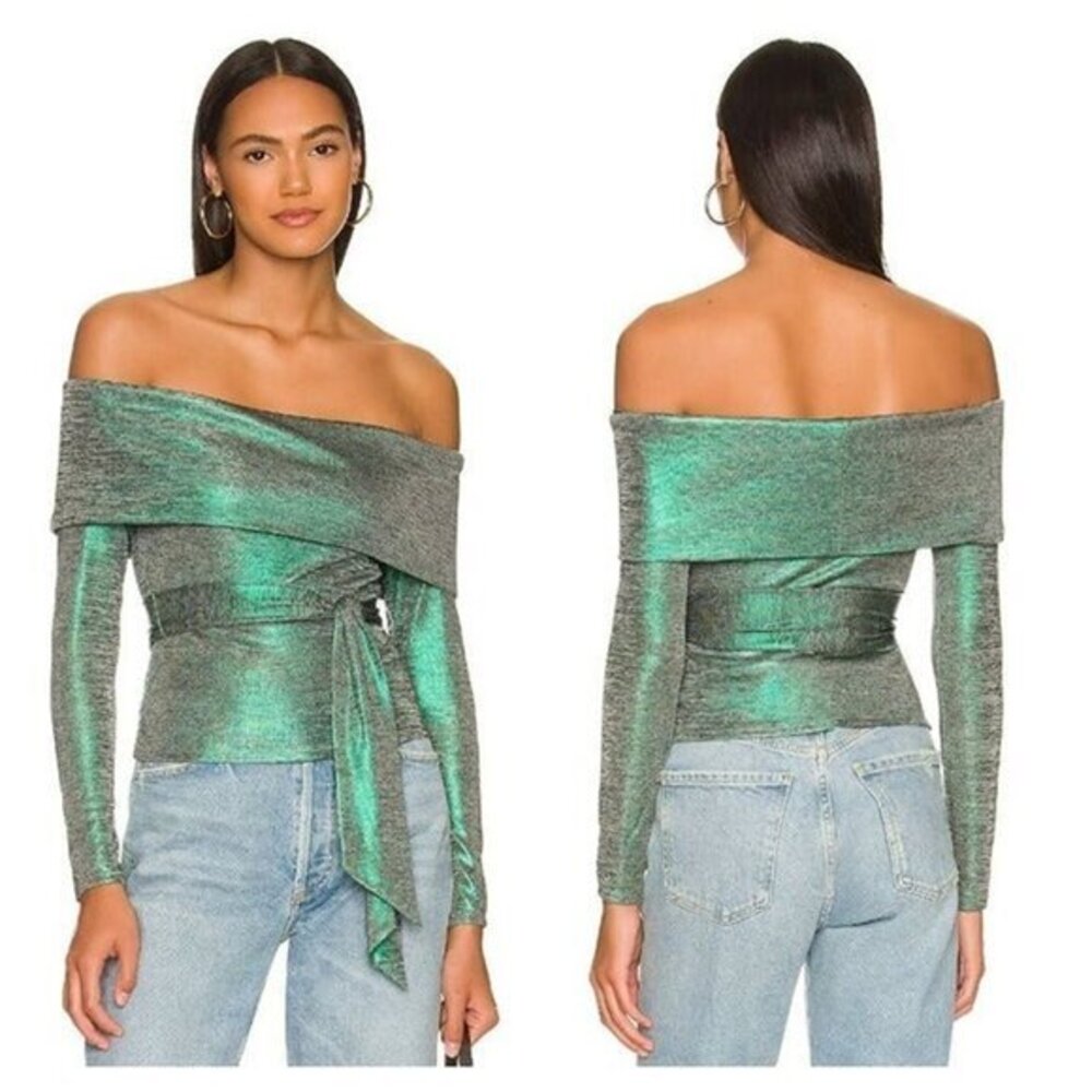 Lovers and Friends Ramona Top - Jade Green